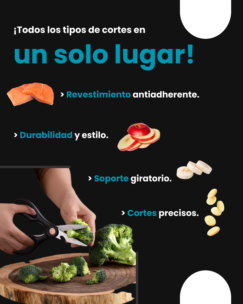 Kit de Facas Premium de Cocina Marmolado ✨